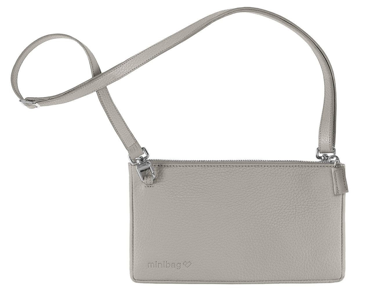 minibag taupe, kleine tasche taupe, umhängetasche taupe, kleine ledertasche taupe, kleine ledertasche schlamm