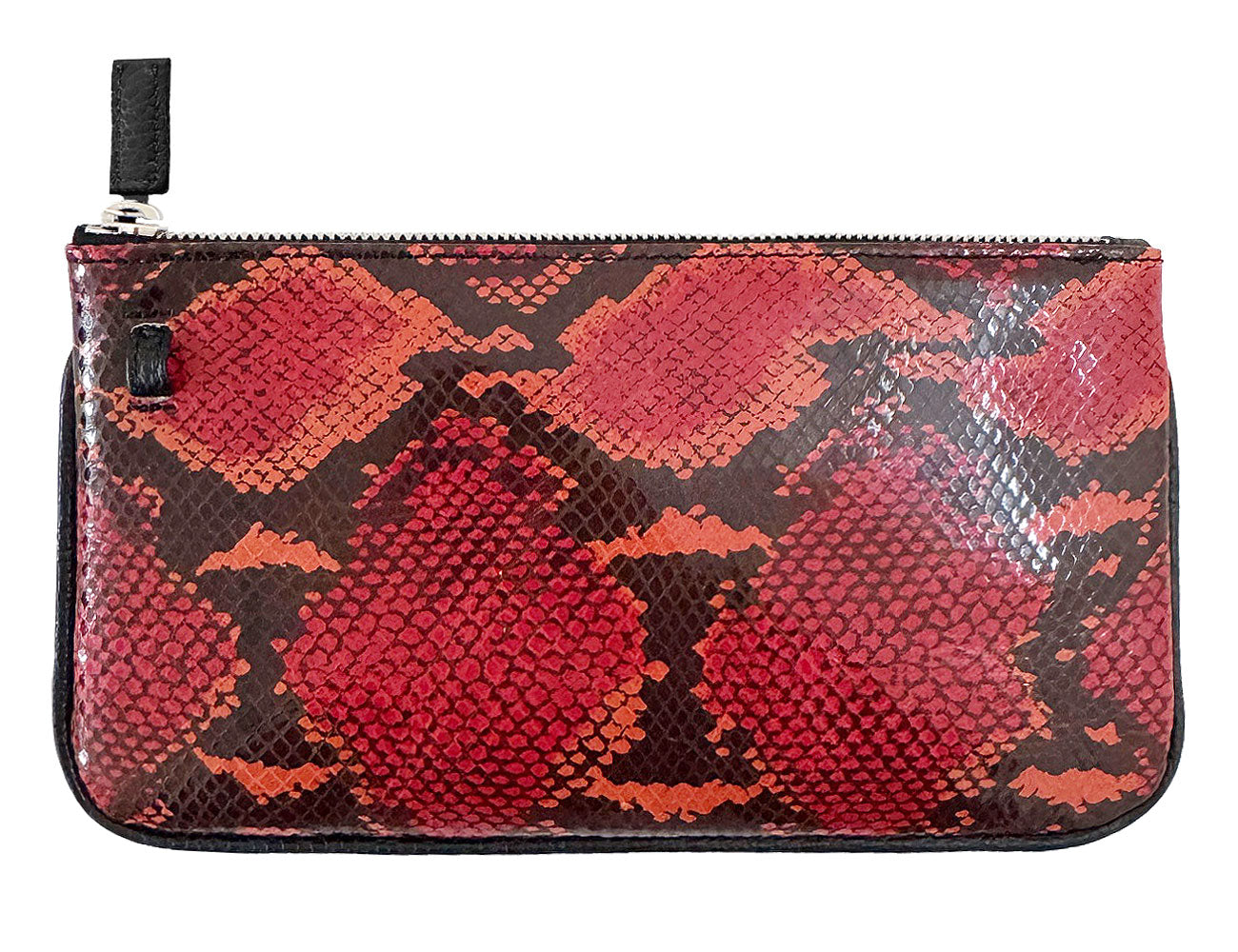 minibag snake, Ledertasche mit Schlangenmuster, Clutch mit Schlangenmuster, kleine Tasche mit Schlangenleder, Schlangenledertasche, snake bags, snake bag red
