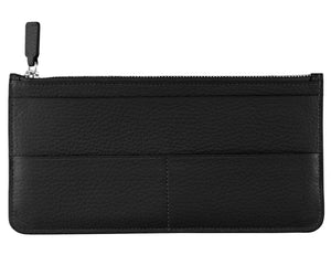 Minibag wallet black, Geldbörse schwarz, Münzfach mit Reisverschluss, Vielseitige Geldbörse, minibag