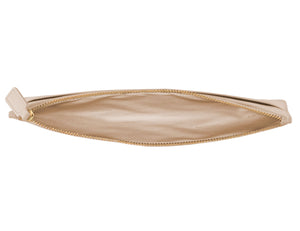 Minibag wallet nude, Geldbörse nude, Münzfach mit Reisverschluss, Münzfach minibag, Wallet nude gold
