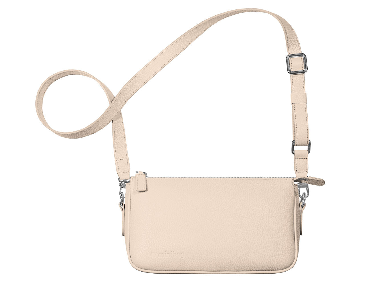 minibag Umhängetasche Kate in nude umhängetasche aus Leder in guter Qualität kaufen, mini bag , ledertasche Handtasche kaufen