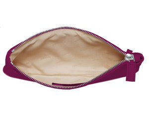 minibag brombeere, dunkelrote Ledertasche, minibag Innenleben, dunkelrote Clutch, minibag 