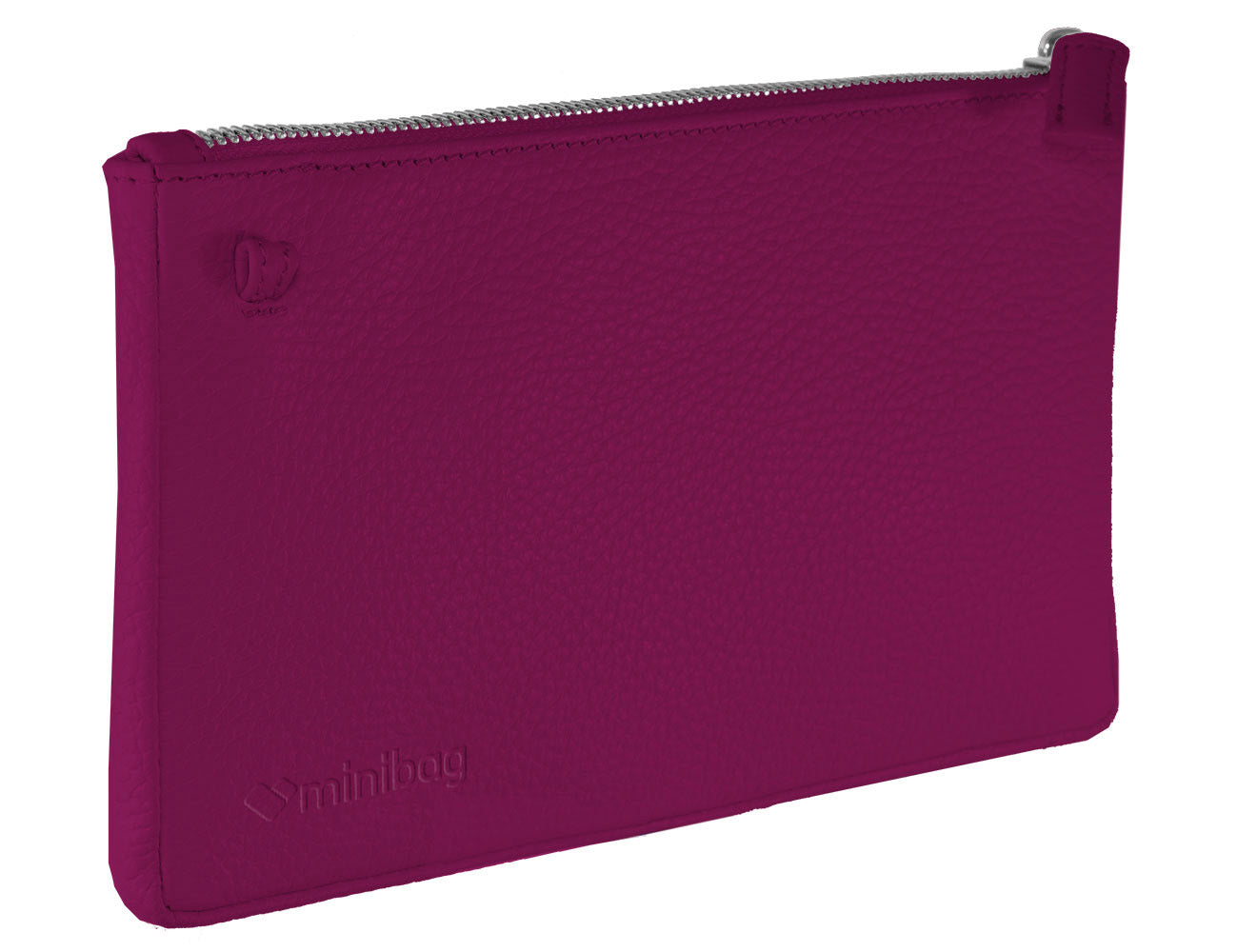 minibag brombeere, weinrote Ledertasche, weinrote Clutch, Geldtasche zum Umhängen, minibag weinrot