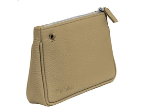 minibag PLUS in cappuccino, Ledertasche hellbraun, Clutch hellbraun, minibag hellbraun, brown Clutch